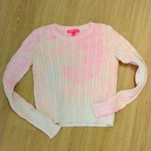 LILLY PULITZER- Pink Tie Dye Sweater Size S